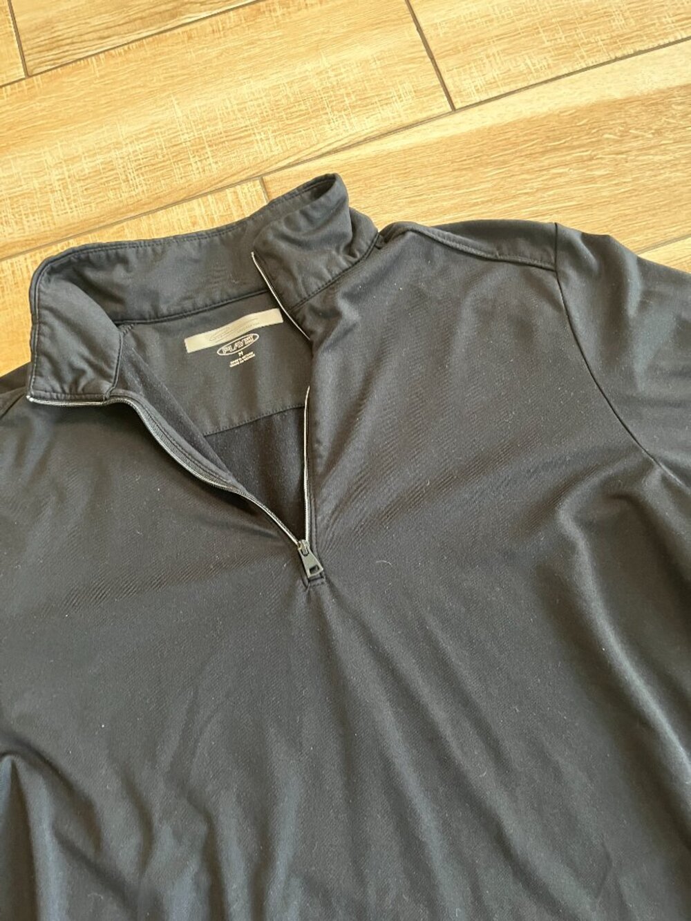 Mens Greg Norman Black Quarter Zip - M - Picture 2 of 6